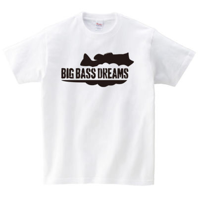 【BIG BASS DREAMS】T-SHIRT BigBassDreams WHITE