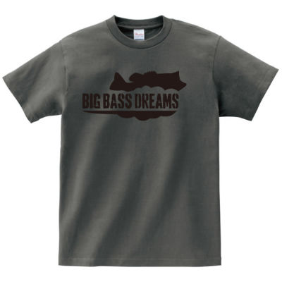 【BIG BASS DREAMS】T-SHIRT BigBassDreams CHARCOAL