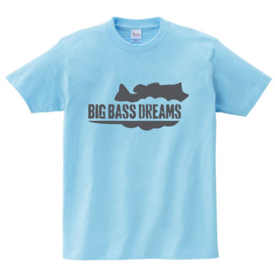 【BIG BASS DREAMS】T-SHIRT BigBassDreams LIGHT BLUE
