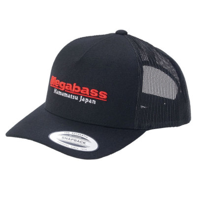 MEGABASS CAP CLASSIC TRUCKER BLACK/RED(クラシックトラッカー・ブラック/レッド）