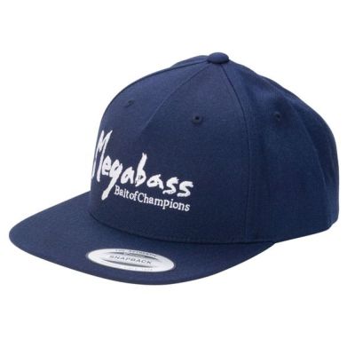 MEGABASS CAP BRUSH SNAPBACK NAVY/WHITE(ブラッシュスナップバック・ネイビー/ホワイト）
