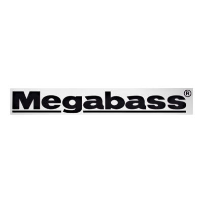 カッティングステッカー Megabass 15cm ブラック