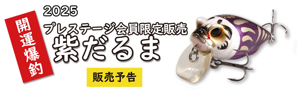 2025 プレステージ会員限定販売 紫だるま