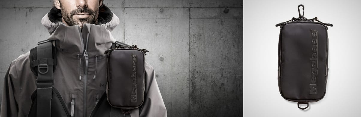 MEGABASS MOBILE POUCHⅡ(カスタムポーチⅡ) BLACK/BLACK