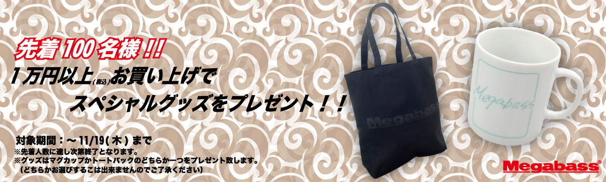 ◇先着100名様◇１万円以上お買い上げでスペシャルプレゼント